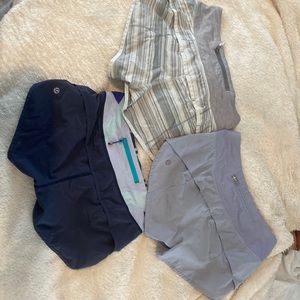 lulu lemon shorts bundle